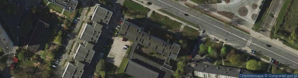 Zdjęcie satelitarne Liceum Ogólnokształcące Zaoczne W Olsztynie