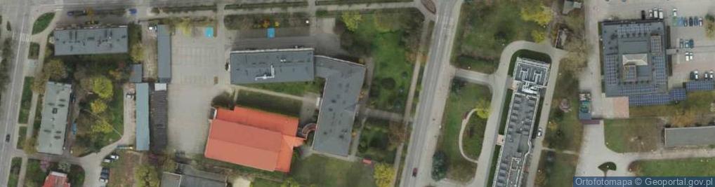 Zdjęcie satelitarne Liceum Ogólnokształcące