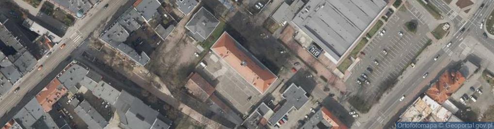 Zdjęcie satelitarne Liceum Plastyczne W Gliwicach