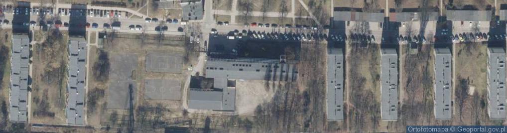 Zdjęcie satelitarne Liceum Plastyczne W Łodzi