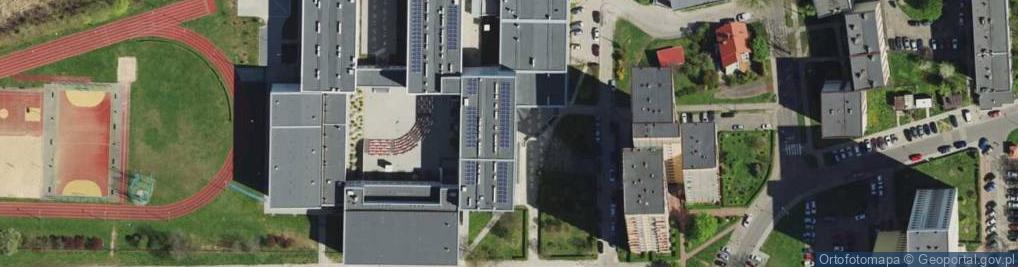 Zdjęcie satelitarne Liceum Sportowe W Dąbrowie Górniczej