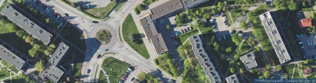 Zdjęcie satelitarne Liceum