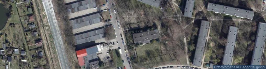 Zdjęcie satelitarne LO dla Dorosłych Łódzkiego Stowarzyszenia Opiekuńczo-Oświatoweg