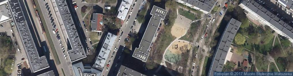 Zdjęcie satelitarne LXVII Liceum Ogólnokształcące