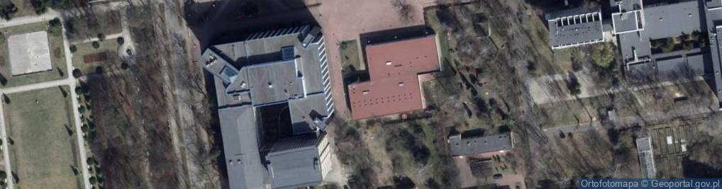 Zdjęcie satelitarne Niepubliczne Liceum Ogólnokształcące British International School Of The University Of Łódź