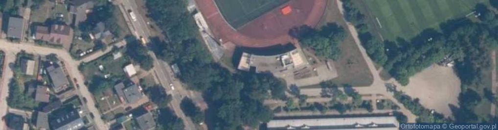 Zdjęcie satelitarne Niepubliczne Liceum Ogólnokształcące Szkoła Mistrzostwa Sportowego Polskiego Związku Koszykówki We Władysławowie