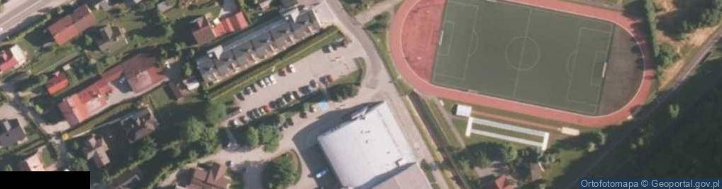 Zdjęcie satelitarne Niepubliczne Liceum Ogólnokształcące Szkoła Mistrzostwa Sportowego Polskiego Związku Piłki Siatkowej W Szczyrku
