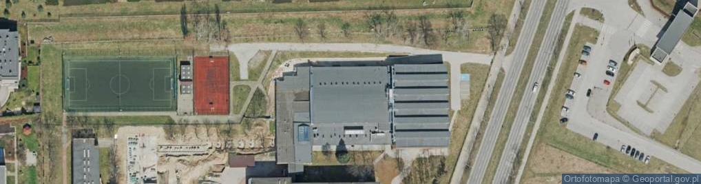 Zdjęcie satelitarne Niepubliczne Liceum Ogólnokształcące W Kielcach-Szkoła Mistrzostwa Sportowego Zprp