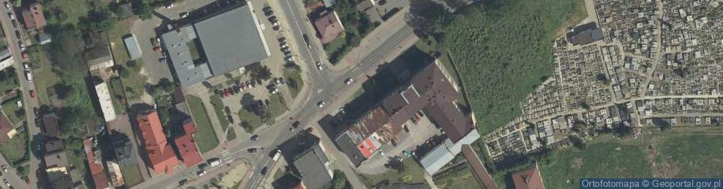 Zdjęcie satelitarne Niepubliczne Uzupełniające Liceum Ogólnokształcące Dla Dorosłych W Lubaczowie