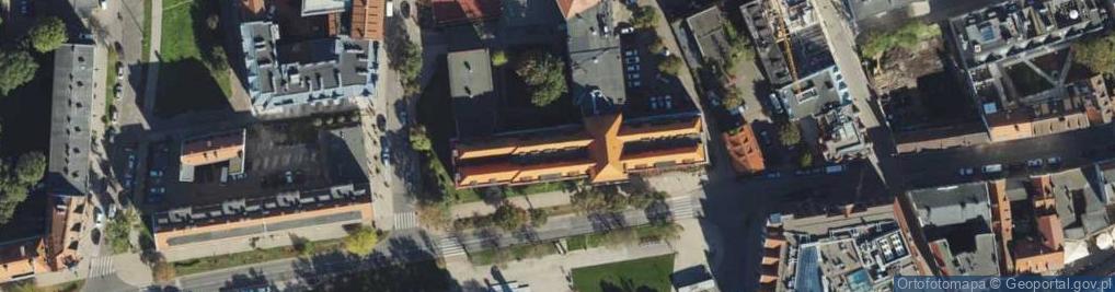Zdjęcie satelitarne Profilowane w ZS Łączności