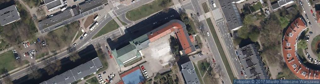 Zdjęcie satelitarne Prywatne Liceum Ogólnokształcące Zgromadzenia Sióstr Zmartwychwstania Pańskiego Im. Matki Jadwigi Borzęckiej