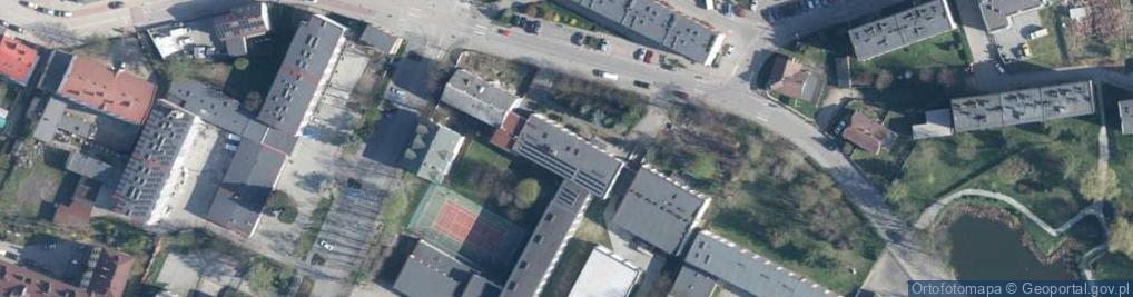 Zdjęcie satelitarne Publiczne Liceum Ogólnokształcące Dla Dorosłych W Olkuszu