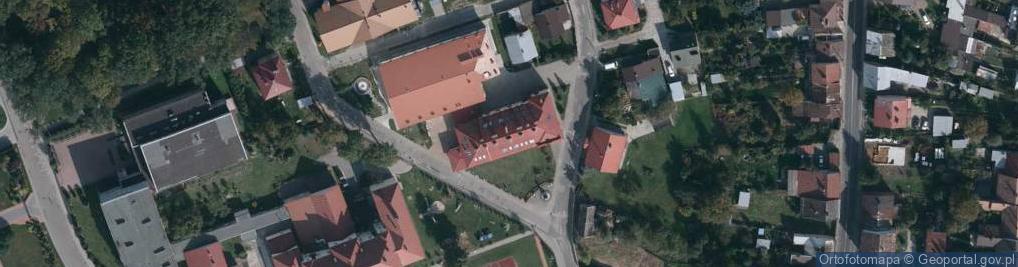 Zdjęcie satelitarne Samorządowe Liceum Ogólnokształcące W Głogowie Małopolskim