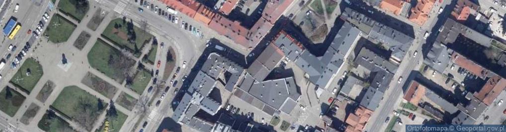 Zdjęcie satelitarne Trzyletnie Liceum Ogólnokształcące Dla Dorosłych Pascal We Włocławku