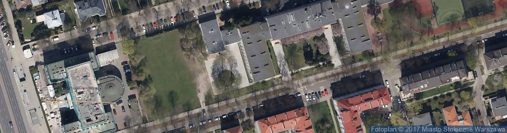 Zdjęcie satelitarne VI Liceum Ogólnokształcące Im. Tadeusza Reytana
