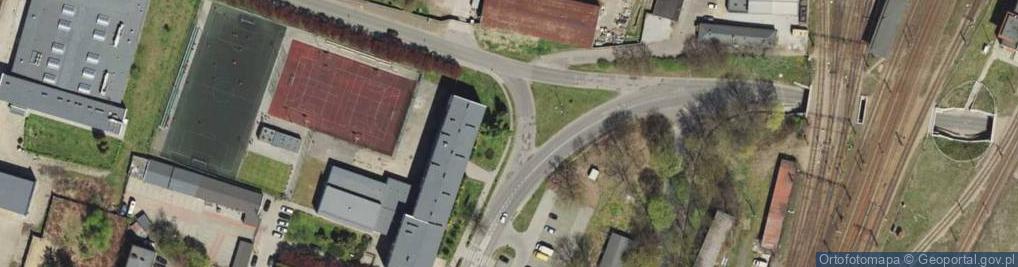 Zdjęcie satelitarne VI Liceum Ogólnokształcace
