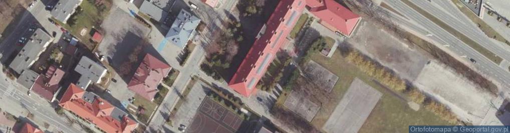 Zdjęcie satelitarne VI Liceum Ogólnokształcące