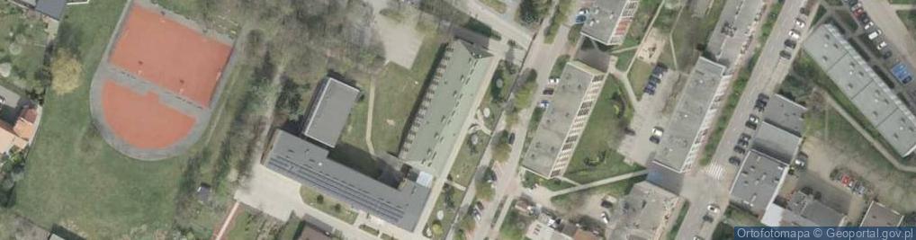 Zdjęcie satelitarne VII Liceum Ogólnokształcące