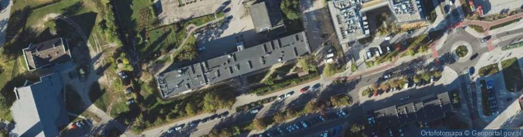 Zdjęcie satelitarne X Liceum Ogólnokształcące