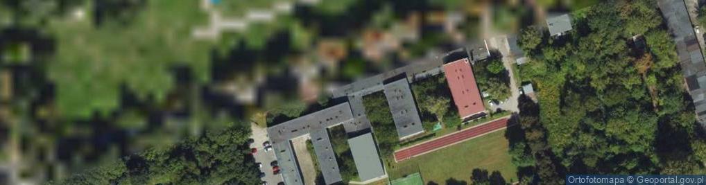 Zdjęcie satelitarne Xix Liceum Ogólnokształcące Specjalne W Krakowie