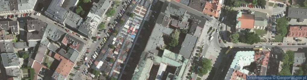 Zdjęcie satelitarne Xli Liceum Ogólnokształcące Im. Księdza Jana Twardowskiego W Krakowie