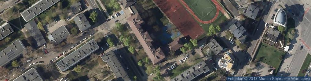 Zdjęcie satelitarne Xlvii Liceum Ogólnokształcące Im. Stanisława Wyspiańskiego