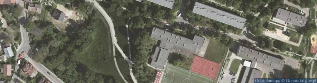 Zdjęcie satelitarne Xviii Liceum Ogólnokształcące Im. Profesora Akademii Krakowskiej Św. Jana Kantego W Krakowie