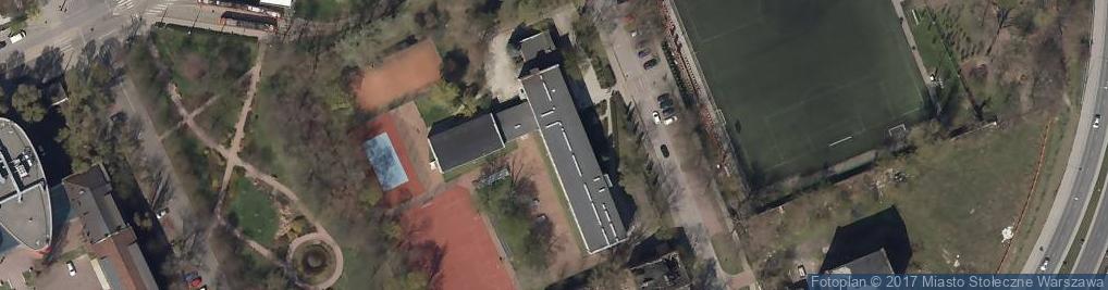 Zdjęcie satelitarne Xx Liceum Ogólnokształcące Im. Bolesława Chrobrego W Warszawie