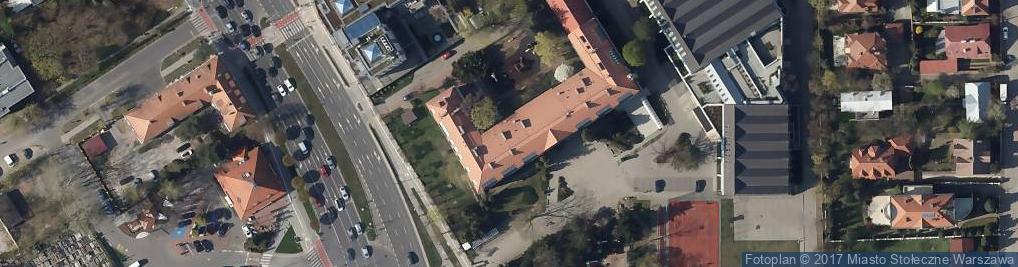 Zdjęcie satelitarne Xxxviii Liceum Ogólnokształcące Im. Stanisława Kostki Potockiego W Warszawie