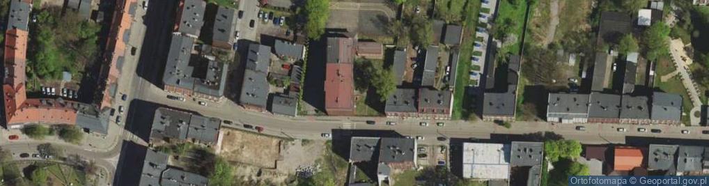Zdjęcie satelitarne Zaoczne Liceum Ogólnokształcące 'Cosinus' W Bytomiu