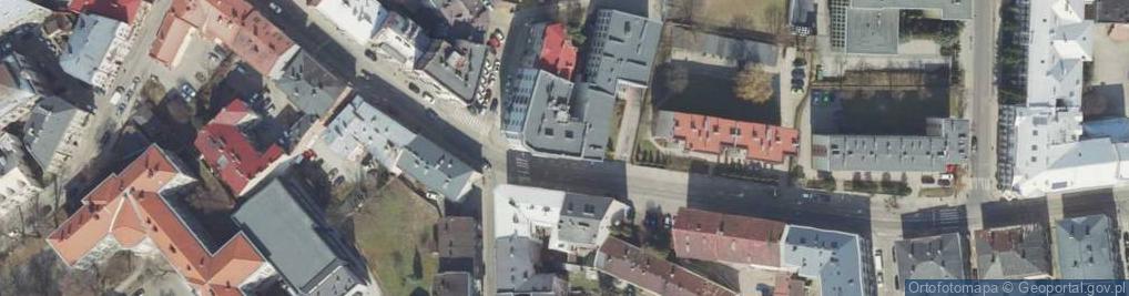 Zdjęcie satelitarne ZS Ekonomicznych w Przemyślu im. Krzysztofa Kamila Baczyńskiego