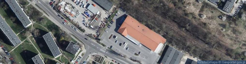 Zdjęcie satelitarne Lidl - Supermarket