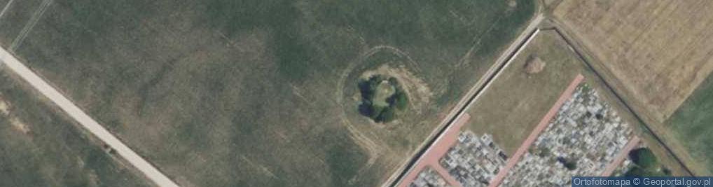 Zdjęcie satelitarne Fortyfikacja Linia Mołotowa