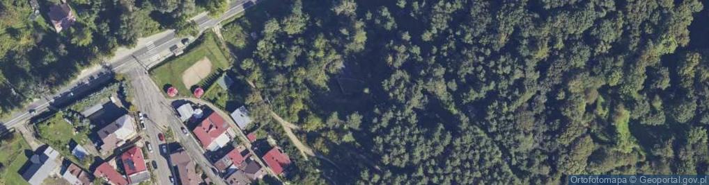 Zdjęcie satelitarne Fortyfikacja Linia Mołotowa