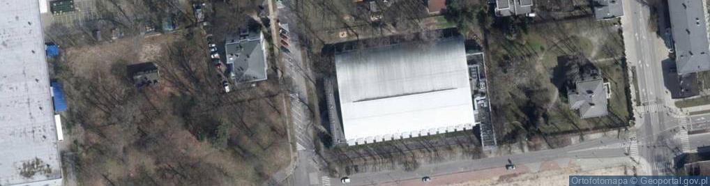 Zdjęcie satelitarne Bombonierka, MOSiR Łódź