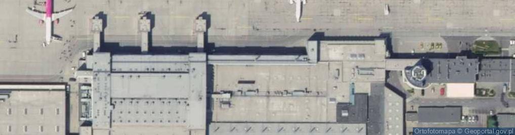 Zdjęcie satelitarne Międzynarodowy Port Lotniczy Katowice w Pyrzowicach - EPKT, KTW