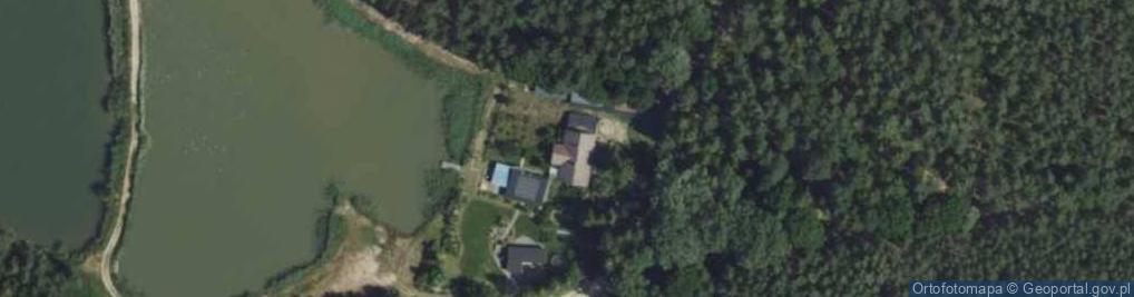 Zdjęcie satelitarne Łowisko Zastawie