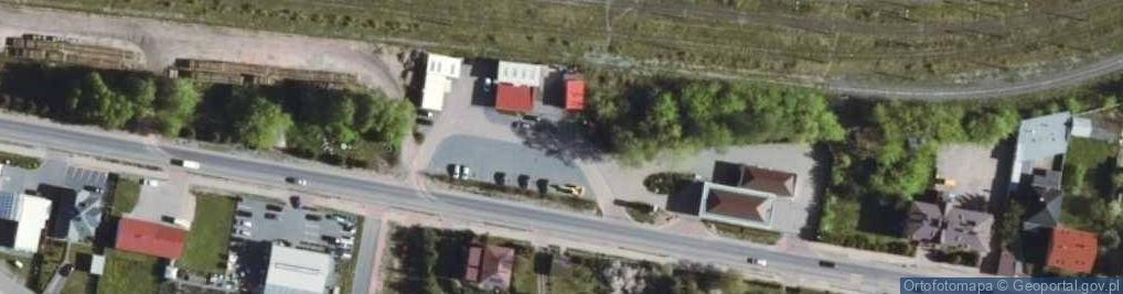 Zdjęcie satelitarne Stacja LPG