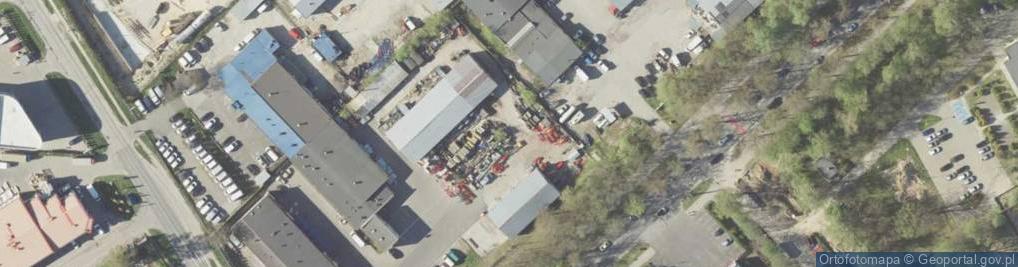 Zdjęcie satelitarne Stacja LPG