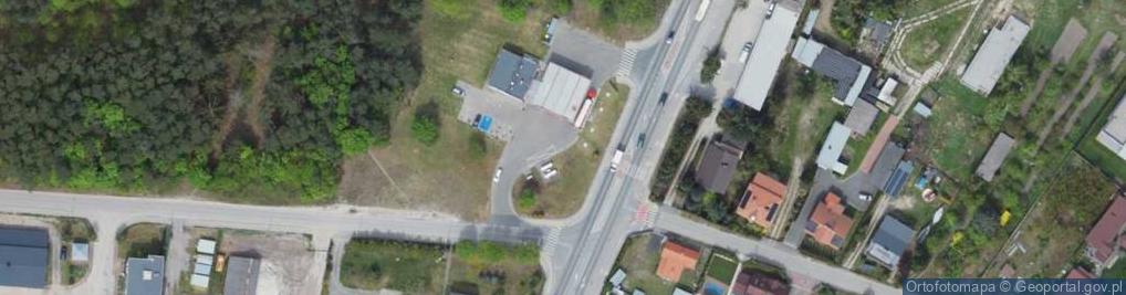 Zdjęcie satelitarne Stacja LPG