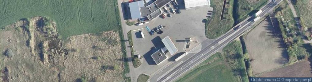 Zdjęcie satelitarne Stacja LPG