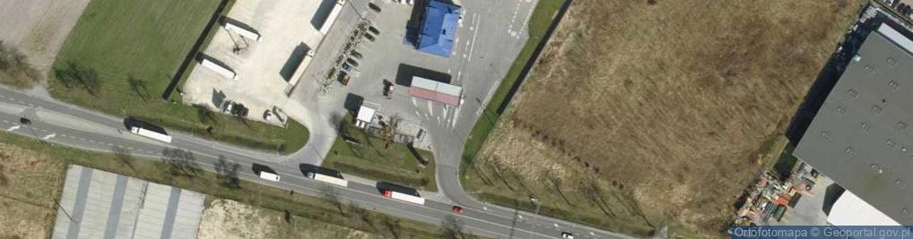 Zdjęcie satelitarne Stacja LPG