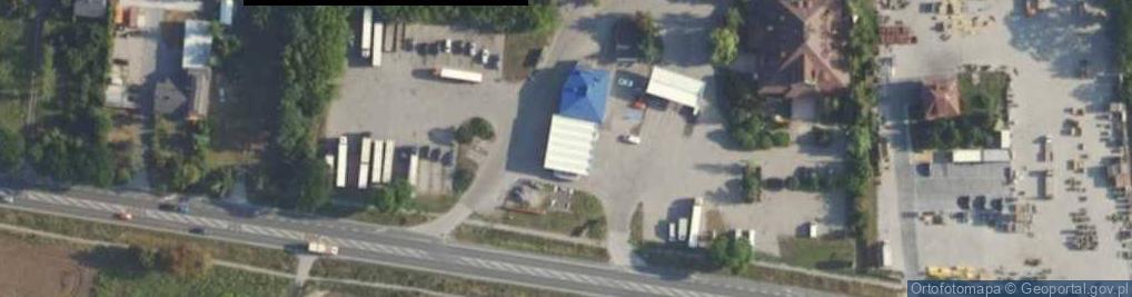 Zdjęcie satelitarne Stacja LPG