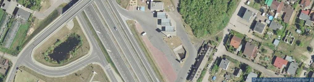 Zdjęcie satelitarne Stacja LPG