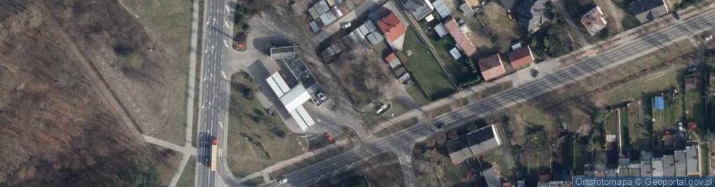 Zdjęcie satelitarne Stacja LPG