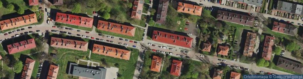 Zdjęcie satelitarne Meblex Bytom. Sklepy meblowe