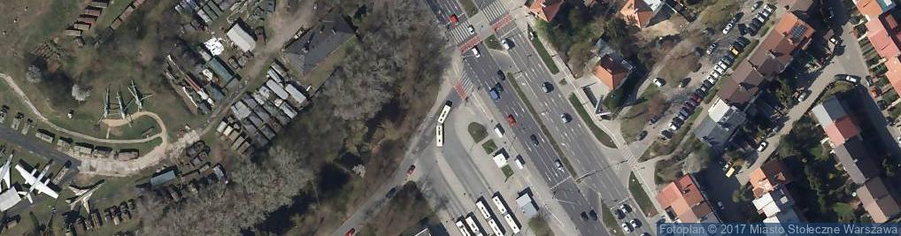 Zdjęcie satelitarne Brunet wieczorową porą
