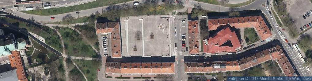 Zdjęcie satelitarne Przygoda na Mariensztacie