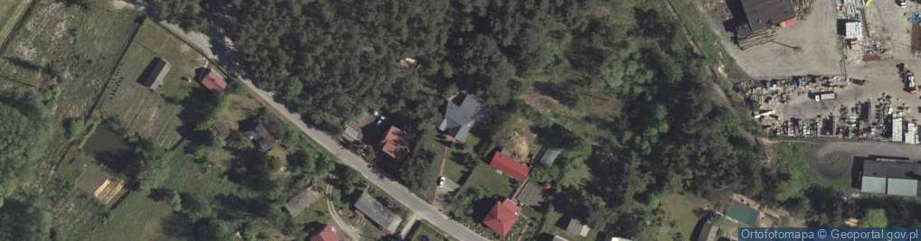 Zdjęcie satelitarne Na Skraju Lasu