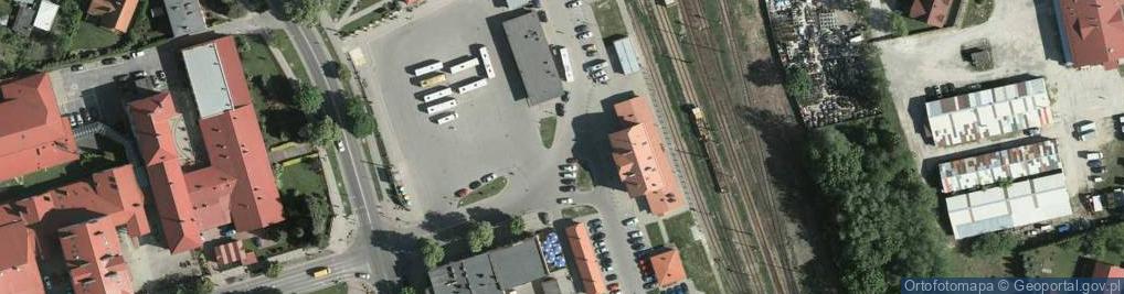 Zdjęcie satelitarne Sklep Mięsno Spożywczy Bar Dworcowy